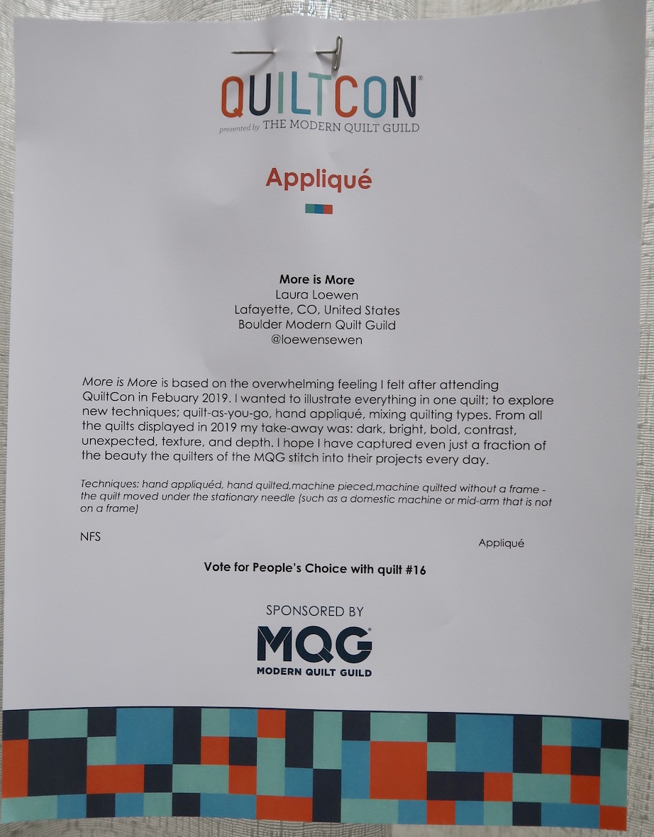 "More is More" by Laura Loewen - Sign